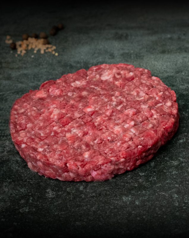 Black Angus Burger Patties aus Argentinien: 100% bestes Black Angus Rindfleisch