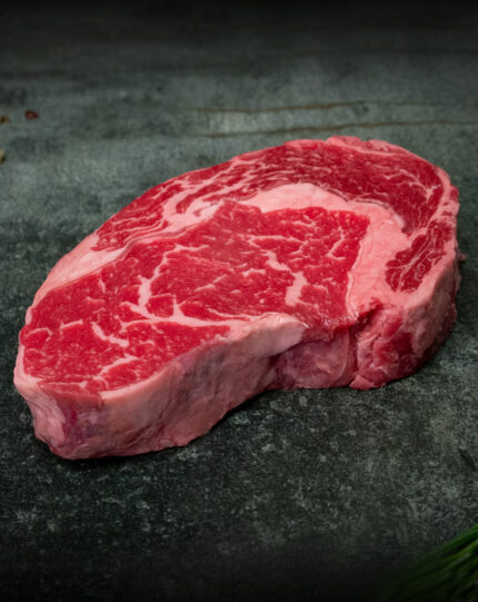 Ribeye Steak Creekstone Farms – roh mit Marmorierung