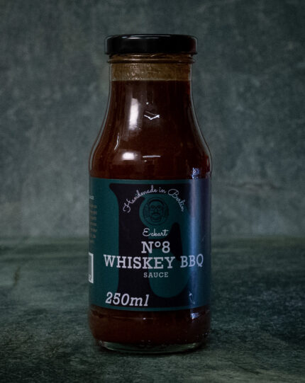 Whiskey BBQ Sauce No. 8, handgekocht in Berlin, 250 ml Glas