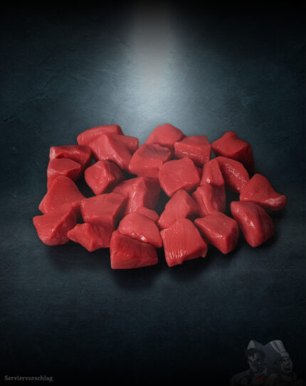 Hirschgulasch aus Pommern roh – gewürfeltes Wildfleisch