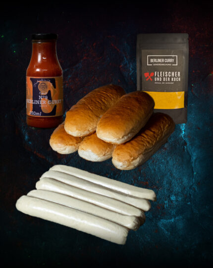 FuK Currywurst Hot Dog Bundle | ohne Darm