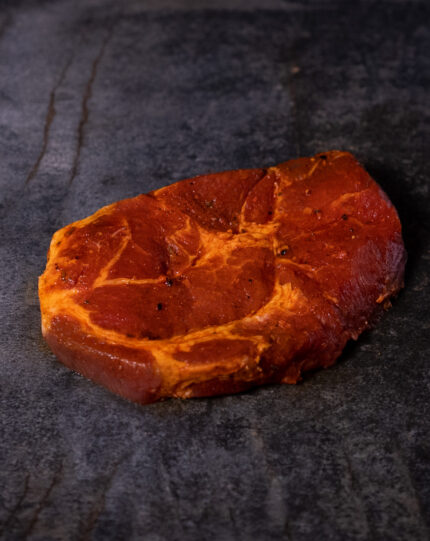 Schweinenacken | regionales Duroc Schwein | mariniert | pikant