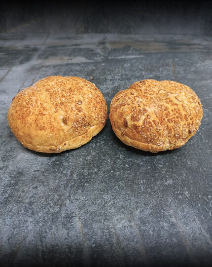 SweetGold Süßkartoffel Burger Buns goldgelb luftig für Burger von Fleischer und der Koch