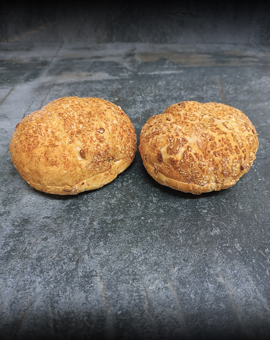 SweetGold Süßkartoffel Burger Buns goldgelb luftig für Burger von Fleischer und der Koch