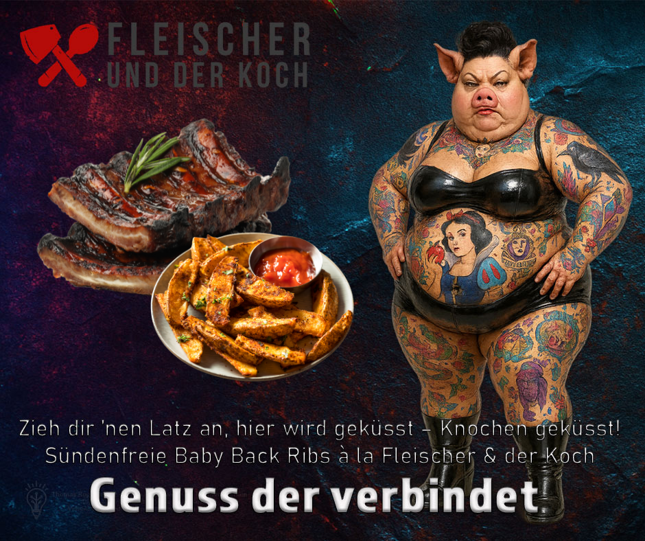 Baby Back Ribs „Glut & Glamour“ – zart geräucherte Knochenküsse vom Smoker