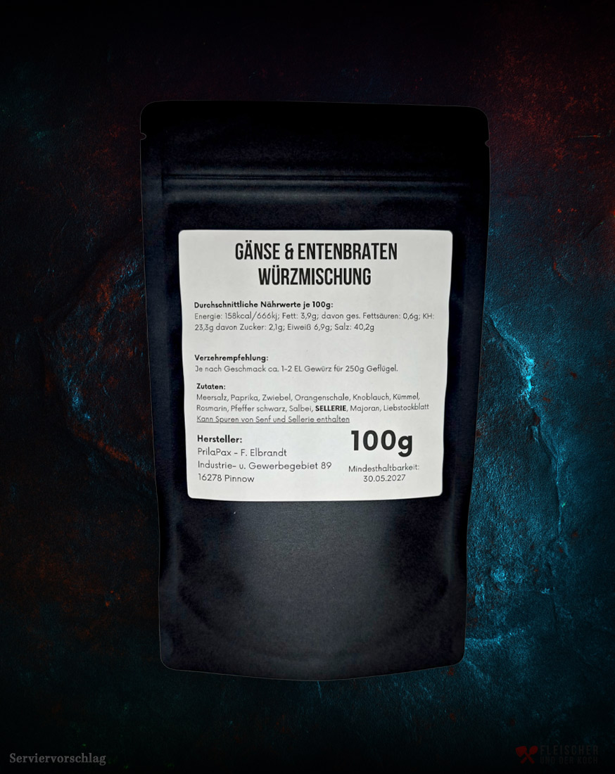 FuK Goldhaut – Gewürzmischung für Gans und Ente – Bild 2
