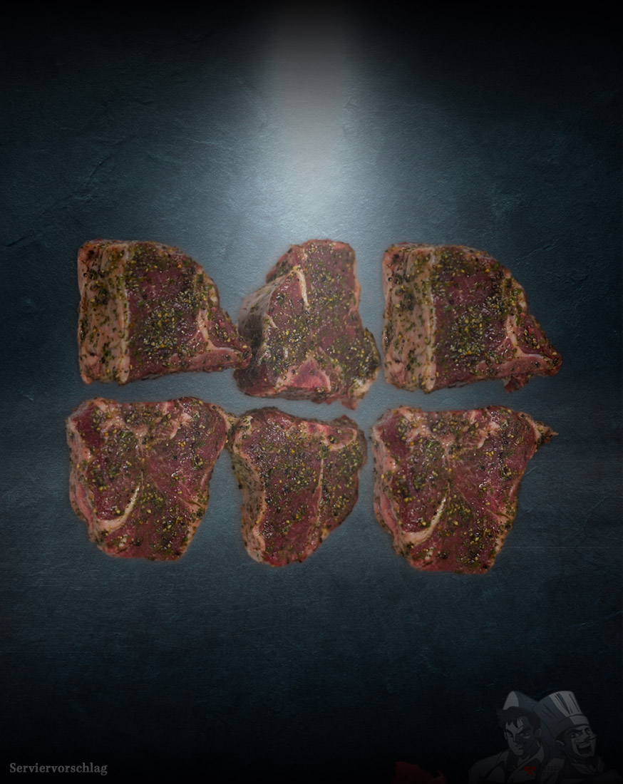 Lammkotelett mariniert vom Müritzer Weidelamm