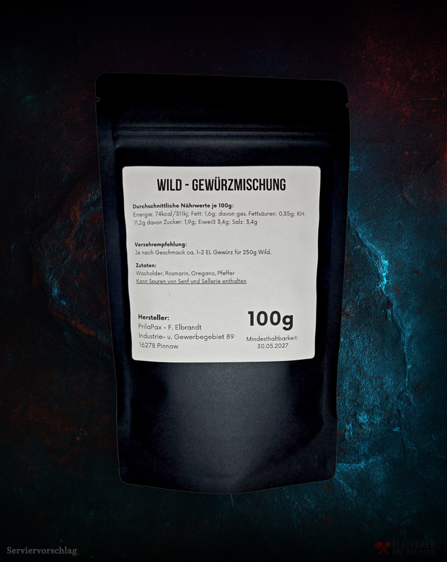 FuK Waldbrand – Gewürzmischung für Wild – Bild 2